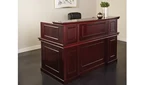 Wood Veneer Reception Desk