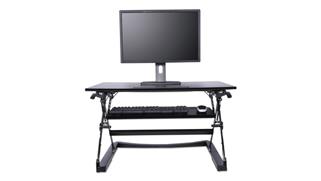 Workstations & Cubicles Alera Desktop Mounted Lifting Workstation, with Adjustable Keyboard