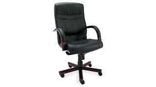 Office Chairs Alera High Back Leather Swivel Chair