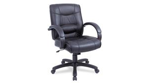 Office Chairs Alera Mid Back Leather Chair