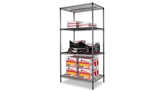Shelving Alera 36in Wide Extra Deep Wire Shelving