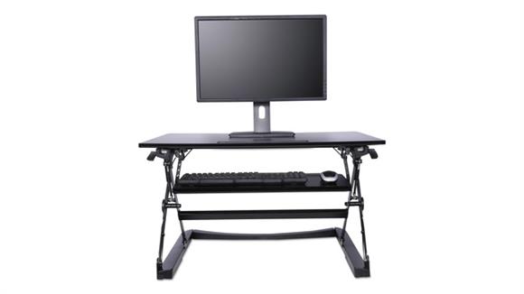 Workstations & Cubicles Alera Desktop Mounted Lifting Workstation, with Adjustable Keyboard