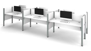 Workstations & Cubicles Bestar Office Furniture Six Person Workstation