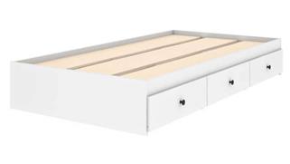 Twin Size Beds Bestar Office Furniture 42in W Twin Platform Storage Bed