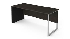 Computer Tables Bestar Office Furniture 6ft x 30in Table with Rectangular Metal Legs