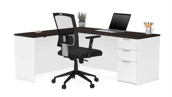 L Shaped Desks Bestar Office Furniture L-Shaped Desk