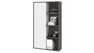 Bookcases Bestar Office Furniture Bookcase with Sliding Door
