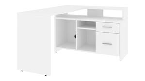 L Shaped Desks Bestar Office Furniture 56in W L-Shaped Desk
