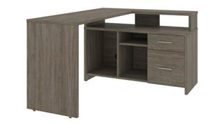 L Shaped Desks Bestar Office Furniture 56" W L-Shaped Desk