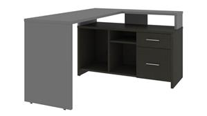 L Shaped Desks Bestar Office Furniture 56" W  L-Shaped Desk