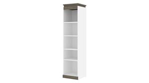 Bookcases Bestar Office Furniture 20" W Narrow Shelving Unit