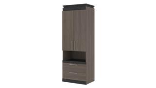 Storage Cabinets Bestar Office Furniture 30in W Storage Cabinet with Pull-Out Shelf