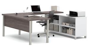 U Shaped Desks Bestar Office Furniture U Shaped Desk