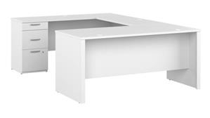U Shaped Desks Bestar Office Furniture 65in W U-Shaped Desk