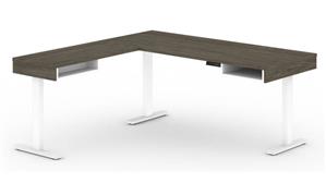 L Shaped Desks Bestar Office Furniture 72in W L-Shaped Standing Desk