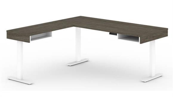 L Shaped Desks Bestar Office Furniture 72" W L-Shaped Standing Desk
