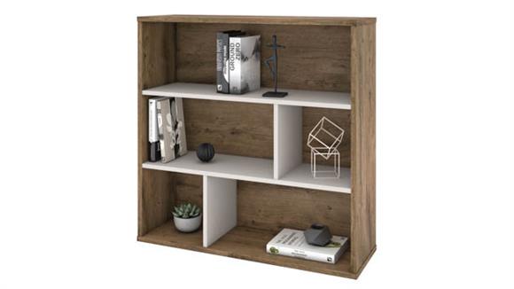 Storage Cabinets Bestar Office Furniture 35" W Asymmetrical Shelving Unit