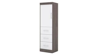 Storage Cabinets Bestar Office Furniture 25in W Storage Unit with Door & Drawers