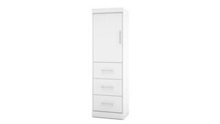 Storage Cabinets Bestar Office Furniture 25in W Storage Unit with Door & Drawers