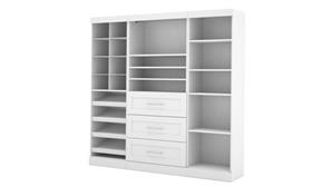 Storage Cabinets Bestar Office Furniture 86in Classic Kit