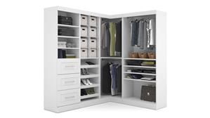 Storage Cabinets Bestar Office Furniture 82in Corner Kit