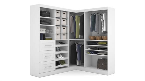 Storage Cabinets Bestar Office Furniture 82" Corner Kit