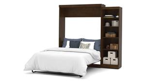 Murphy Beds - Queen Bestar Office Furniture 90in W Queen Murphy Bed with Storage Unit