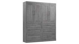Closet Storage & Organizers Bestar Office Furniture 72in W Closet Organization System with Drawers and Doors (2 Sets)