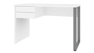 Computer Desks Bestar Office Furniture 48" W Table Desk with U-Shaped Metal Leg