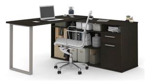 L Shaped Desks Bestar Office Furniture 59" W L-Shaped Desk