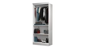Storage Cabinets Bestar Office Furniture 36" Closet Storage Shell
