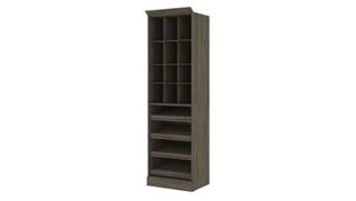 Storage Cabinets Bestar Office Furniture 25in W Closet Shoe Organizer