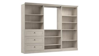 Closet Storage & Organizers Bestar Office Furniture 108in W Closet Organizer System