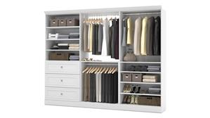 Closet Storage & Organizers Bestar Office Furniture 108in Closet Organizer