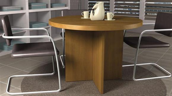 Conference Tables Bestar Office Furniture 42" Round Conference Table with 1-3/4" Top