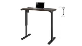 Adjustable Height Tables Bestar Office Furniture 24" x 48" Electric Height-Adjustable Table