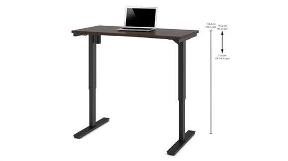 Adjustable Height Tables Bestar Office Furniture 24" x 48" Electric Height-Adjustable Table