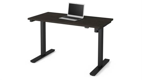 Adjustable Height Tables Bestar Office Furniture 24" x 48" Electric Height Adjustable Table