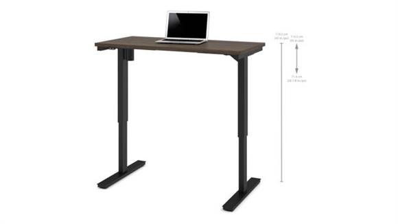 Adjustable Height Desks & Tables Bestar Office Furniture 24" x 48" Electric Height Adjustable Table