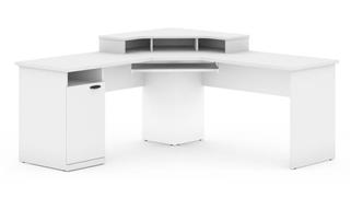 Corner Desks Bestar Office Furniture 71" W Corner Desk