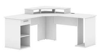 Corner Desks Bestar Office Furniture 66" W L-Shaped Corner Gaming Desk