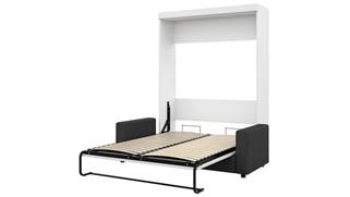 Murphy Beds - Queen Bestar Office Furniture 78in W Queen Murphy Bed and Sofa