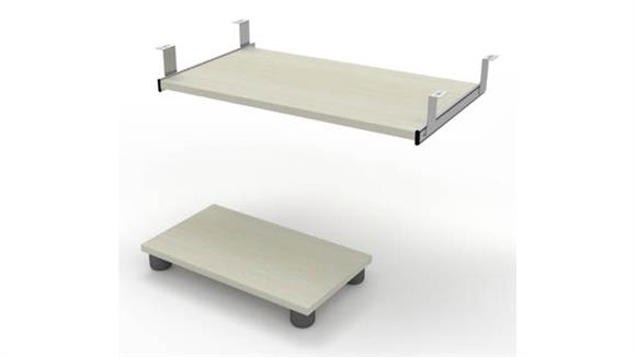 Keyboard Trays Bestar Office Furniture Keyboard Shelf and CPU Platform