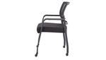 Linear Mesh Guest Chair Left Side View
