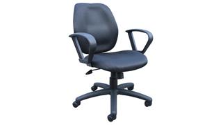 Office Chairs WFB Designs Mid Back Task Chair with Loop Arms