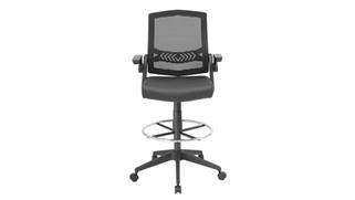 Office Chairs WFB Designs Mesh Drafting Stool with Flip Arms