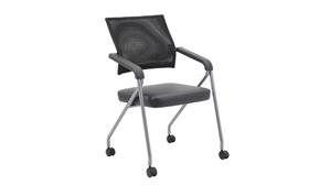 Folding Chairs WFB Designs Mesh Back Nesting Chair
