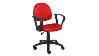 Office Chairs WFB Designs Microfiber Deluxe Posture Chair W/ Loop Arms