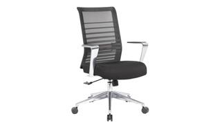 Office Chairs WFB Designs Mesh Back Task Chair with Aluminum Arms & Base