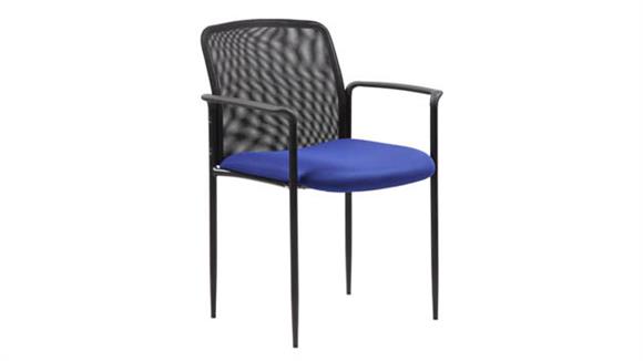 Side & Guest Chairs BOSS Office Chairs Stackable Mesh Guest Chair